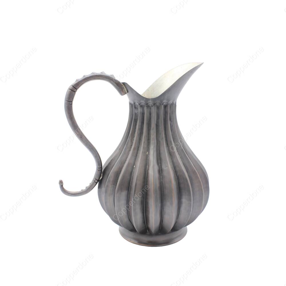 Copperdone Handmade Hand Crafted Special Design Copper Jug Decanter Antique Copper Color - 1