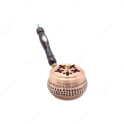 Copperdone Home Decor Handmade Hand Hammered Incense Burner Holder Medium - 1